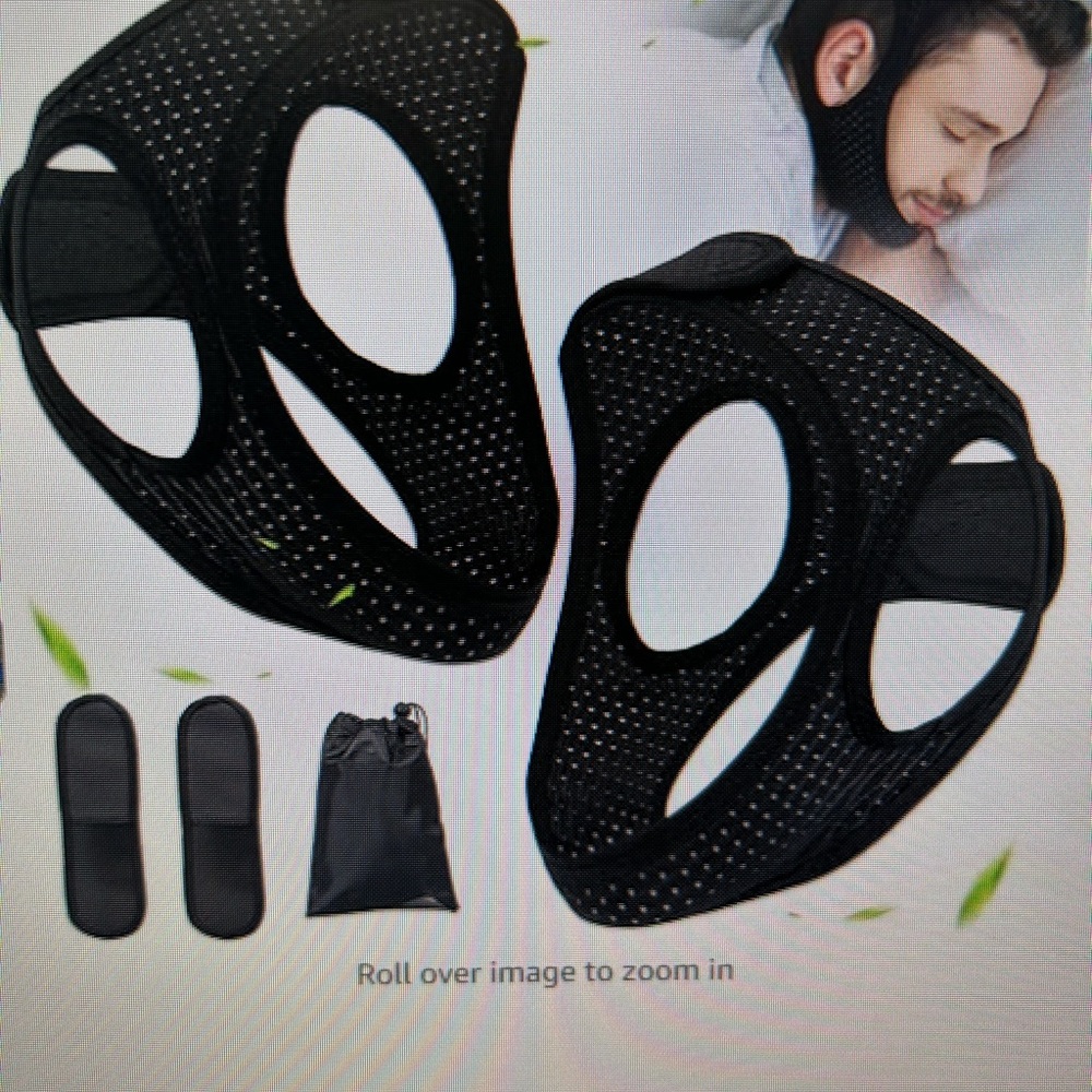 Chin strap for anti snoring - 2 pack